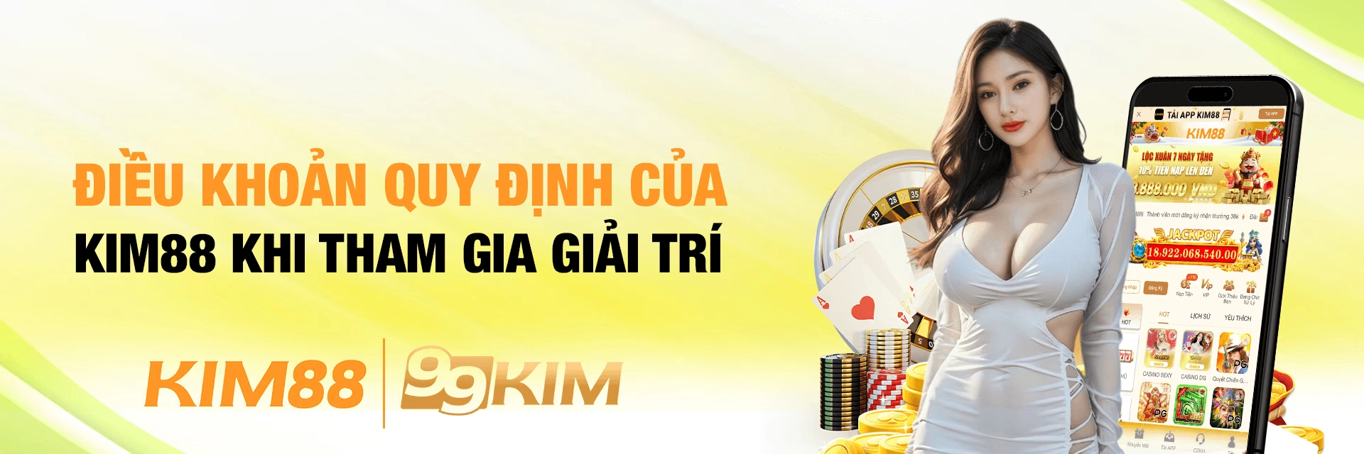 Banner dịch vụ di động Kim88